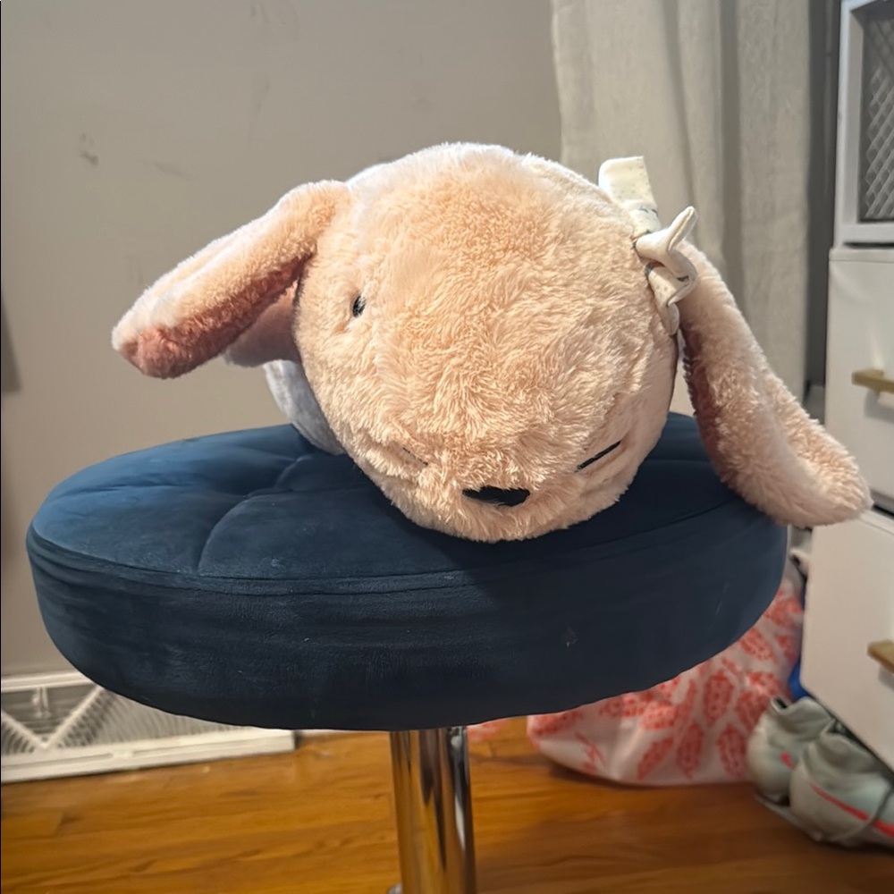 Pillowfort Plush Bunny - Cream and Pink